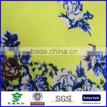 Spandex Polyester Printed Velvet Fabric photo-4