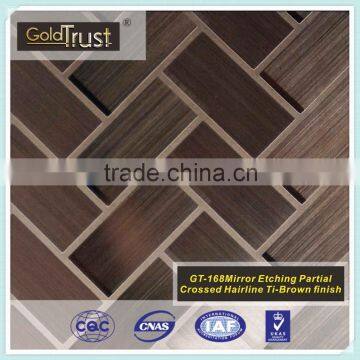 China Stainless Steel Supplier PVD Coating Color Stainless Steel Sheet for Cabin Door Decoration photo-2