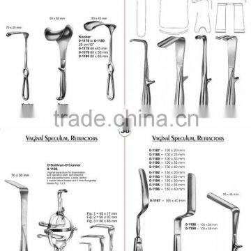 CE Approved German Stainless Steel Surgical Retractors / Vaginal Retractors