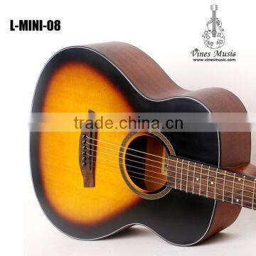 Western style tobacco sunburn color chinese acoustic guitar