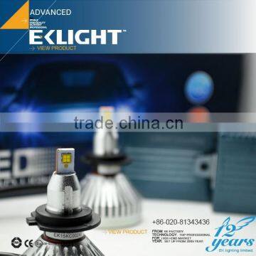EKLIGHT Unique design 6-30V DRL function Pure copper tower smart size auto led headlight