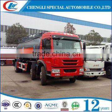 6x2 Chemical tanker truck Hydrochloric acid transport truck 20CBM chloride products transport truck for sale