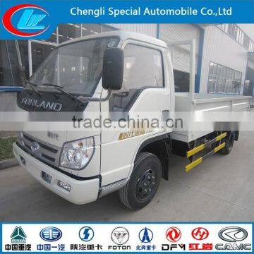 New truck container size truck certificated cargo transporting truck foton van