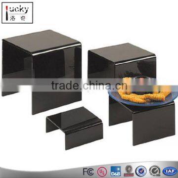 Custom manufacture fry food display rack food plate display stand