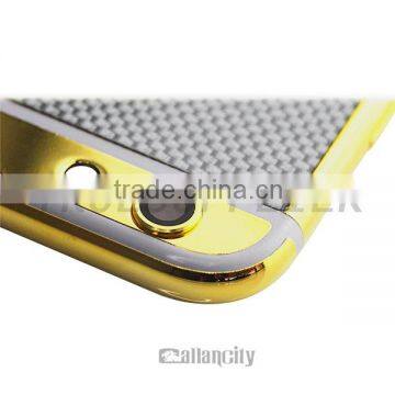 pure 24kt gold bars for iphone 6 plus covers with real carbon fiber