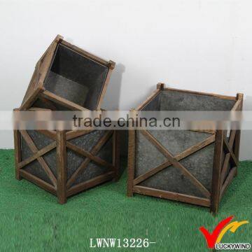 Rectangle Reclaimed Distressed Vintage Wood Fruit Crates For Sale photo-4