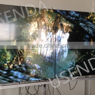 55 inch 2x2 3.5mm/5.3mm 4K DP/HDMI/DVI/VGA all signals lcd Video wall display whole system quote with Samsung/LG perfect panel