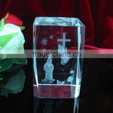 crystal 3d laser Christianity(R-1397)