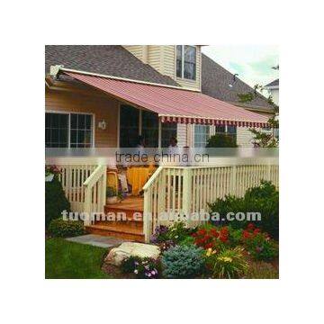 Electric retractable awning
