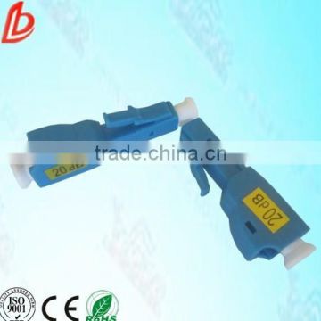 20 dB LC fiber optical attenuator / optical LC Male to Female Attenuator