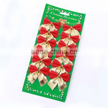 Latest Arrival excellent quality custom christmas ornaments bow with many colors