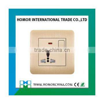 Socket Switch Manufacturers Double Gang Socket Wall Switch photo-5