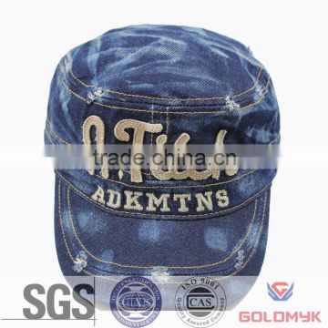 Fashion Jean Fabric Army Cap