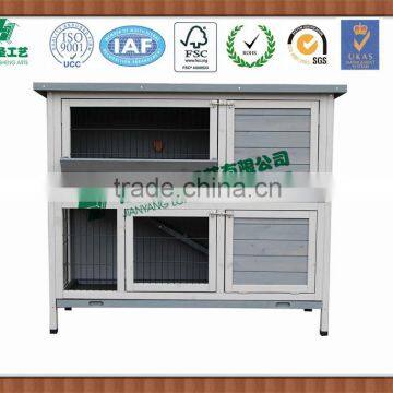 Functional Wooden Rabbit Hutch Outdoor