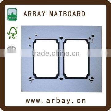 Wholesale Pre Uncut Colorful Super White Core Single Double Cardboard Paperboard for Photo Frame photo-3