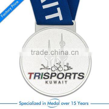 Supply custom tirsport champions medal for souvenir award