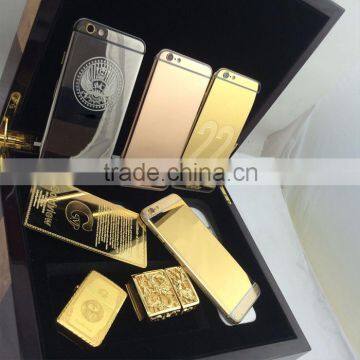 For the iphone 6 24 k gold body For the iphone 6 surface treatment