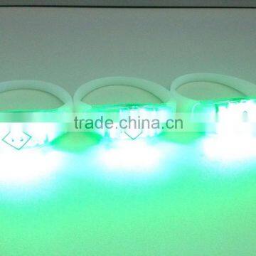 Factory Silicone LED Bracelets , Led Light Bracelets Led Flashing Bracelet , Led Light Wristbands Sound Activated Led Bracelet photo-2