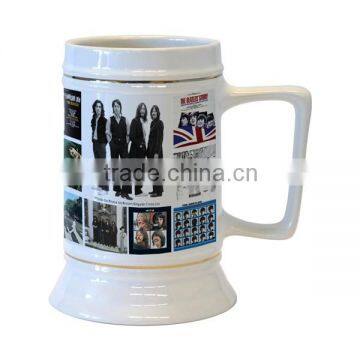 Wholesale Vintage Sublimitation Ceramic Beer Mug