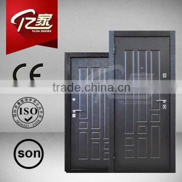 Hot sale security steel exterior pvc door prices