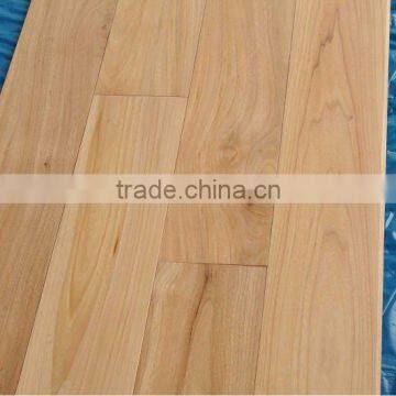 Natural Color Elm Wide Plank Smooth Wood Floor