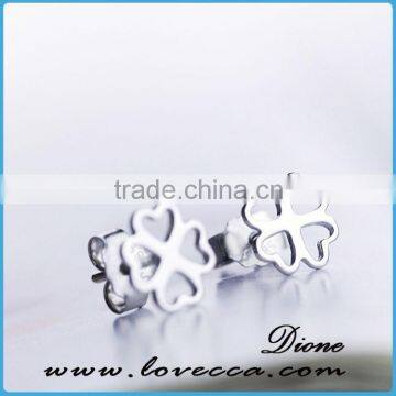 New fashion romantic silver jewelry wholesale charms pure sterling silver earring for girlfriend