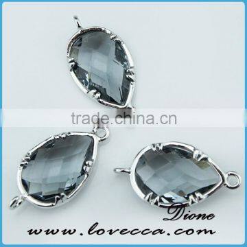 Teardrop Shape Glass Stone Artificial Diamond Fashionable Jewelry Pendants