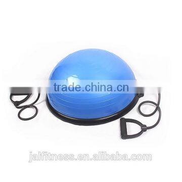 Yoga Fitness Ball Balance Trainer Balancing Ball Half With Resistance Band Inflator Pump Gym Trainer Ball