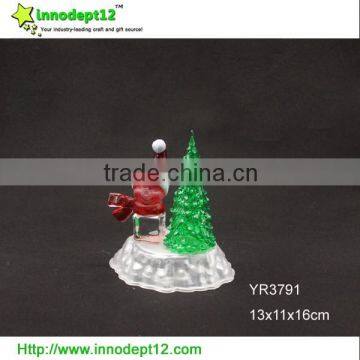 Acrylic led tree light Christmas ornament, Christmas tree ornament