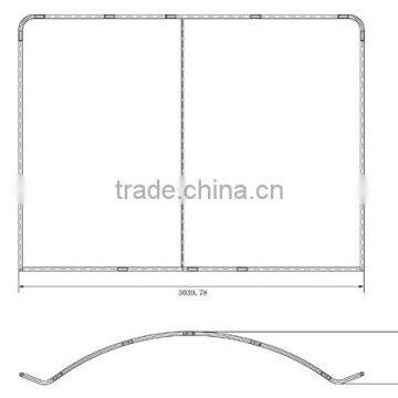 Curved Tension Graphic Trade Show Banner