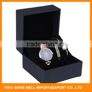 Factory Supply attractive style acrylic material Wrist Watch with bracelets directly sale