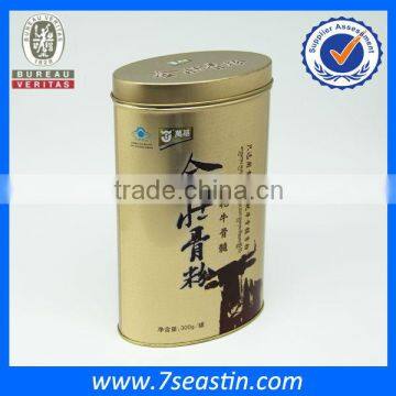 Paint Tin Cans With Oval Shape For Tea Packaging photo-4
