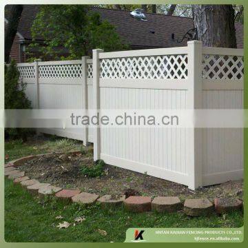 Plastic lattice privacy fence for sale