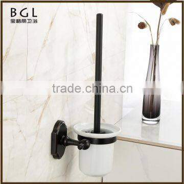 16250 wall-mounted toilet brush holder black bathroom accessories for American market