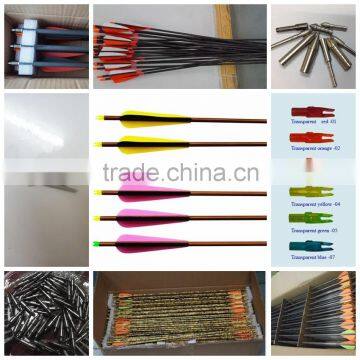 Carbon fiber arrow shaft used for international games