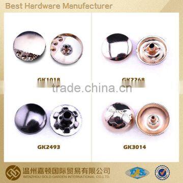 2014 new style metal button cap for Apparel, various designs customized