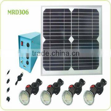 renewable solar light and solar lighting kit for led bulb lighting for rural home charged by sunlight