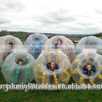 Adults football bubble for sale MOQ 1pc Inflatable Soccer bumper balls