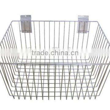 Eco-friendly metal chrome wire mesh small baskets G41