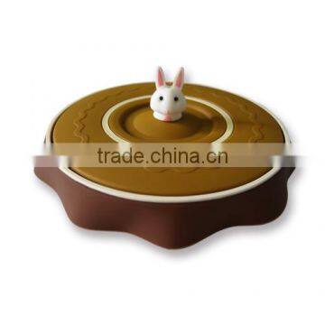 Little Tree Shape Silicone Cup Lid Coaster photo-3