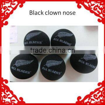 Black sponge ball foam clown nose clip factory in Shenzhen