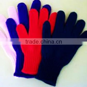 Lady Acylic Knitted Magic Cotton Gloves cheap China acrylic magic knitted hand gloves