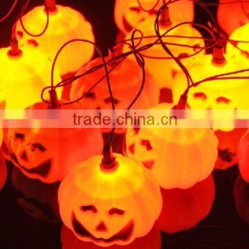 2.5M Halloween Props Haunted House Supplies Bar Decoration 16 LED Pumpkin String Light Fairy Lights Festival Lamp photo-3