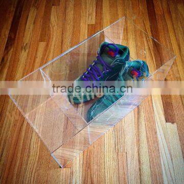 high quallty clear acrylic shoe box/nike shoe box