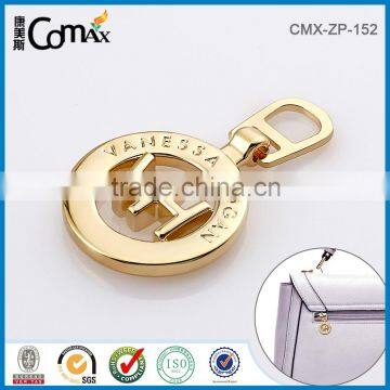 Hanging Gold Rotatable Strong Metal Zipper Puller for Bag photo-3