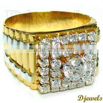 Diamond Gold Gents Rings, Diamond Wedding Rings, Rings Jewelry