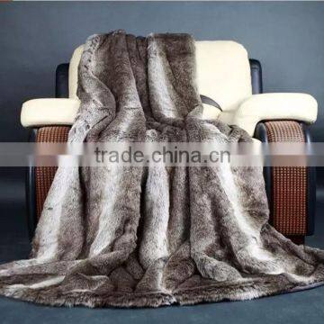 faux fur throw/faux fur blanket