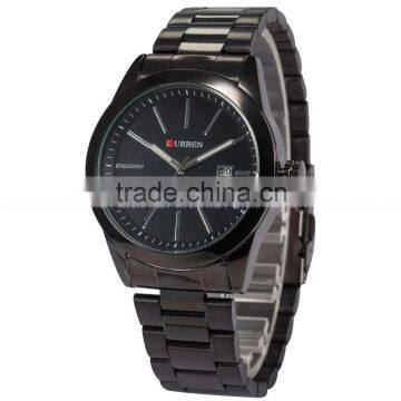 CURREN Men's Date Quartz Analog Sport Military Stainless Steel Wrist Watch