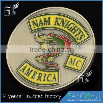 Personalized custom engraved old silver coin blank silver coin hot sale