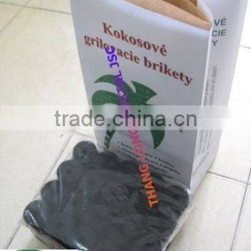 100% Natural Briquettes Barbecue Coconut Shell Charcoal